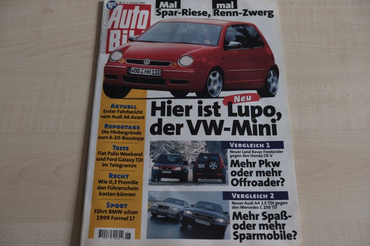 Deckblatt Auto Bild (06/1998)